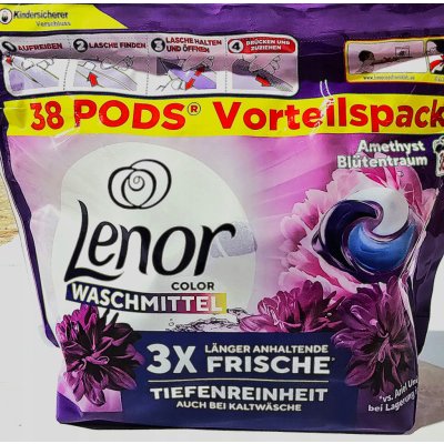 Lenor Pods 3v1 Amethyst Blütentraum kapsle 38 PD – Sleviste.cz