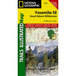 Yosemite Ansel Adams Wilderness národní park Kaliforine turistická mapa GPS ko – Sleviste.cz