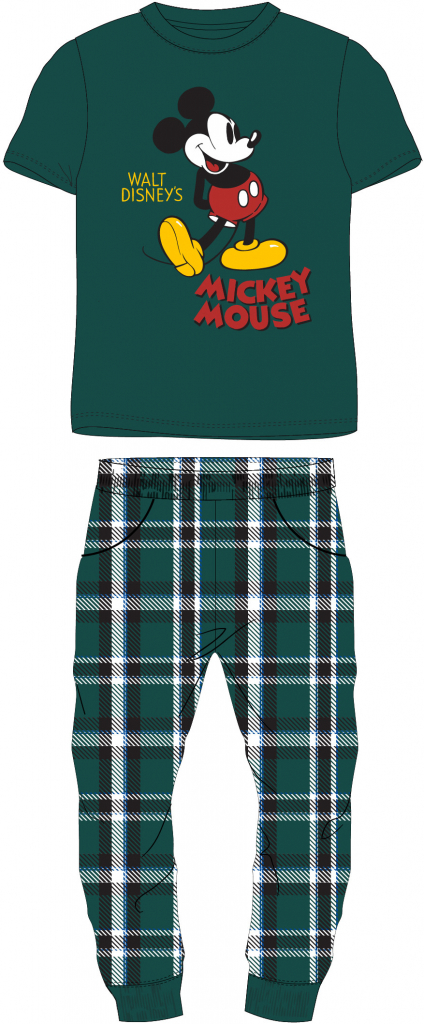 Walt Disney's Mickey Mouse pánské pyžamo kr.rukáv zelené od 529 Kč -  Heureka.cz