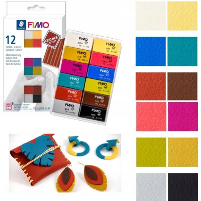 FIMO Efekt sada 12 barev 25 g – Zboží Dáma