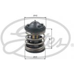 TH47487G1 GATES Termostat, chladivo | Zboží Auto