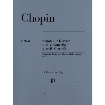 Cello Sonata In G Minor Op.65 noty pro violoncello a klavír – Zboží Mobilmania
