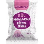 Allnature himalájská sůl růžová jemná kuchyňská sůl 1 kg – Zboží Dáma