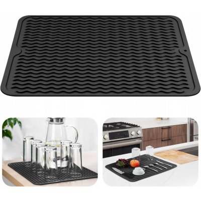 Silikonová Podložka do Dřezu Odkapávač Nádobí Ochranná Protiskluzová – Zboží Mobilmania