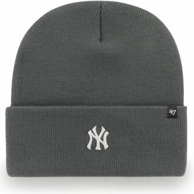 Zimní čepice 47 MLB NEW YORK YANKEES HAYMAKER '47Cuff Knit B šedá – Hledejceny.cz