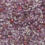 PRECIOSA směs rokajlových korálků - fialový, 50 g – Zboží Dáma