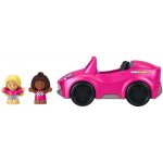 Fisher-Price Little People Barbie kabriolet se zvuky HJN53 – Hledejceny.cz