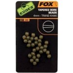 Fox Fishing Edges Tapered Bore Beads 4mm Trans Khaki – Zbozi.Blesk.cz
