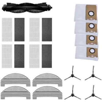 Mobilly Eta Twins 6240, Proscenic M8 Pro kartáče a filtry a mopovací textilie a sáčky 17 ks – Zboží Dáma