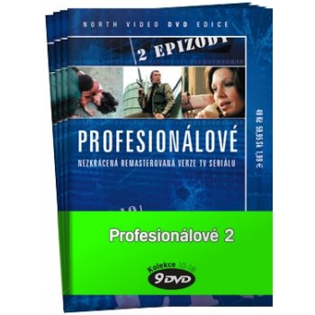 Profesionálové: Komplet 21 - 38. díl pošetka DVD