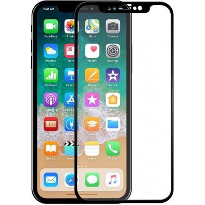 Screen Glass Apple iPhone 11, iPhone XR 6,1 5D Full Glue zaoblené černé 1021919 – Zboží Mobilmania