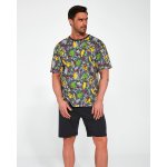 Cornette 323/108 Mexico 2 pánské pyžamo krátké tm.šedé – Hledejceny.cz