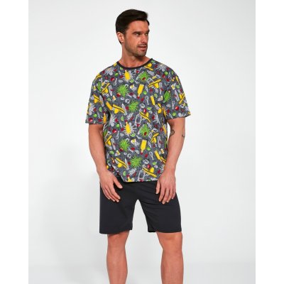 Cornette 323/108 Mexico 2 pánské pyžamo krátké tm.šedé – Hledejceny.cz