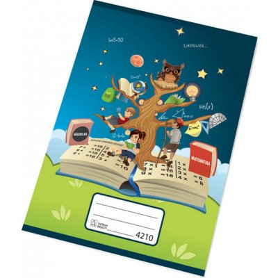 Papírny Brno sešit speciální 4210 A4 čtvereček 10 x 10mm – Zbozi.Blesk.cz