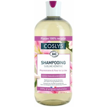 Coslys Shampoo pro slabé a nepoddajné vlasy lilie a rostlinný keratin 500 ml