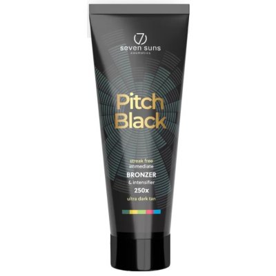 Seven Suns Cosmetics Pitch Black 250X násobný bronzer 250 ml – Sleviste.cz