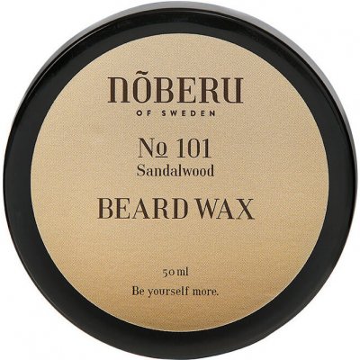 Noberu Sandalwood Beard Wax Matný krémový vosk na vousy a knír 50 ml – Zboží Mobilmania