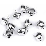 Rolničky 13x16 mm stříbrná 10ks – Zboží Dáma