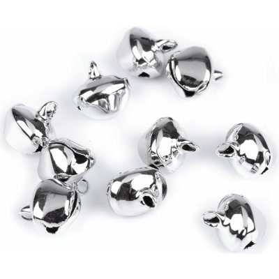 Rolničky 13x16 mm stříbrná 10ks – Zboží Mobilmania