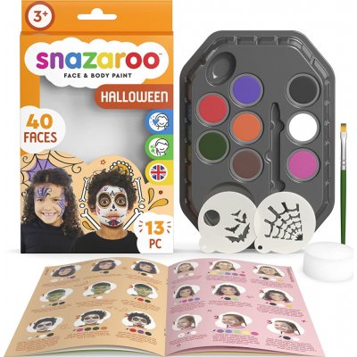 Snazaroo Sada barev na obličej Halloween – Zboží Dáma