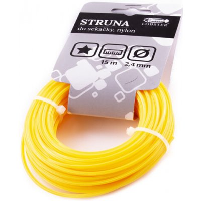 Struna TES 108758 2,4mm/15m hvězdička 108758 – Zboží Mobilmania