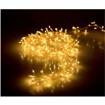 Koopman Světelný řetěz svazek 200 LED teplá bílá, IP20, stříbrný, 2,5 m – Hledejceny.cz