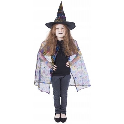 Rappa čarodějnický plášť s kloboukem / Halloween