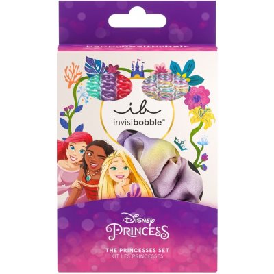 Invisibobble KIDS SET Disney The Princesses 7pc, gumičky do vlasů Princezny