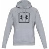 Pánská mikina Under Armour Rival Fleece Logo Hoodie Šedá