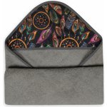 BabyMatex Osuška s kapucí 100x100cm Maxi č.44 TMAVĚ ŠEDÁ – Zboží Dáma