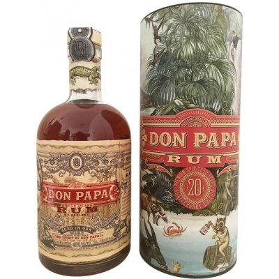 Don Papa 7 YO Single Island Rum 0.7L (40% Vol.) with GB