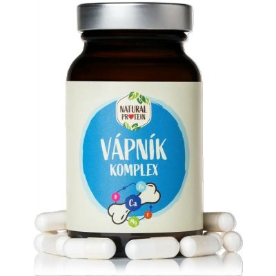 NaturalProtein Vápník komplex 60 kapslí – Hledejceny.cz