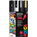 Uni Posca PC-3M 0,9 1,3 mm sada 4 ks – Zboží Živě