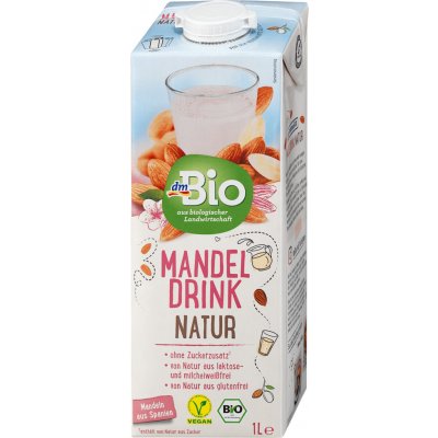 dmBio bio mandlový nápoj natur 1 l – Zboží Dáma