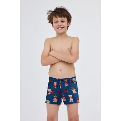 Cornette trenýrky chlapecké 715/05 Boxer 3 modrá – Zboží Dáma