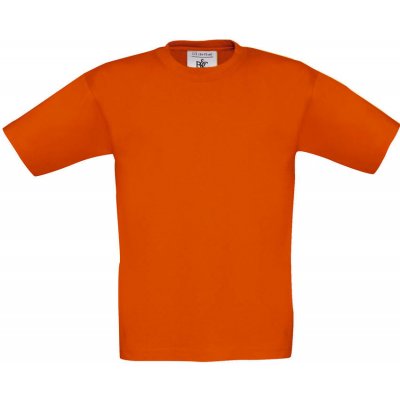 B&C Dětské tričko Exact kids T Shirt oranžová