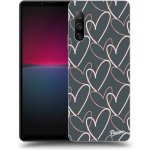 Pouzdro Picasee silikonové Sony Xperia 10 IV 5G - Lots of love černé – Zboží Mobilmania