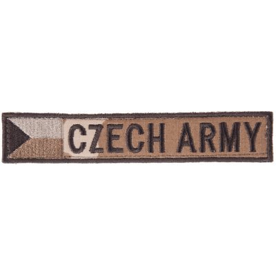 Nášivka:CZECH ARMY - jmenovka s vlajkou vz. 95 béžový | bojová – Zbozi.Blesk.cz