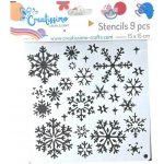 Creatissimo plastová šablona Sněhové vločky set 9 ks 15x15 cm – Zboží Dáma Creatissimo plastová šablona Sněhové vločky set 9 ks 15x15 cm – Zboží Dáma
