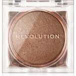 Makeup Revolution Beam Bright kompaktní pudrový rozjasňovač Bronze Baddie 2,45 g – Zboží Dáma