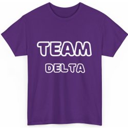 Týmové tričko s potiskem Team Delta Purple