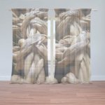 Sablio Záclony Banánové listí: 2ks 150x250cm – Hledejceny.cz