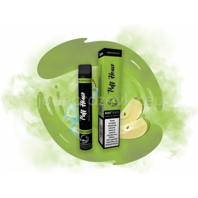 Puff House Green apple ice 16,9 mg 800 potáhnutí – Zboží Mobilmania