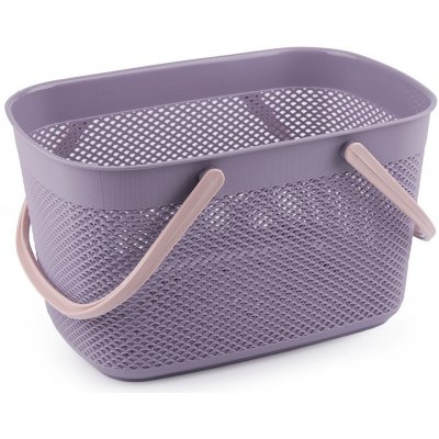 Prima-obchod Plastový košík 18,5x28 cm 9 šedofialová – Sleviste.cz