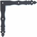 Domax Rohovník ozdobný NAD 150x150x25x2.5mm, černý – Hledejceny.cz