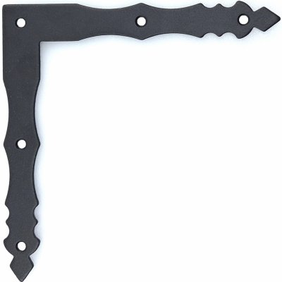 Domax Rohovník ozdobný NAD 150x150x25x2.5mm, černý – Hledejceny.cz