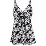 Olivie květinové tankini plavky tílko S136-20 bílé – Zboží Dáma