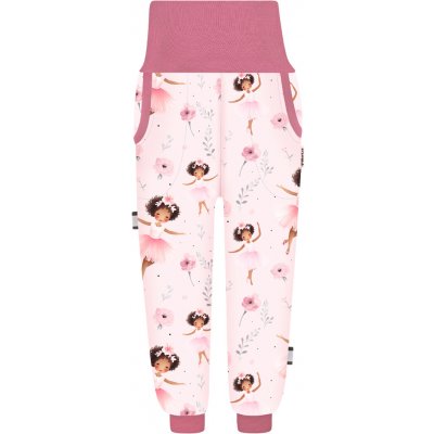 Letní pružné softshellové kalhoty Baletky růžová – Hledejceny.cz