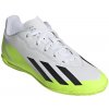 Dětské sálové boty adidas X Crazyfast.4 IN JR bílo-zelené IE4065