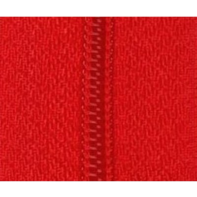 Zip spirálový dělitelný No 6 délka 45 až 75 cm - dvoucestný barva 26 červená délka 55 cm – Hledejceny.cz